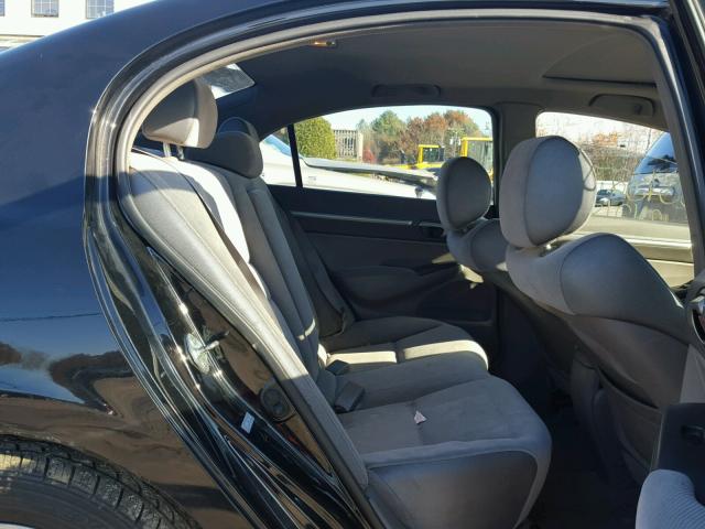 2HGFA168X8H333261 - 2008 HONDA CIVIC EX შავი ფოტო 6