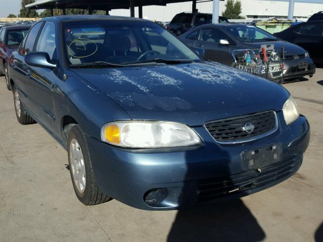 3N1CB51D11L518731 - 2001 NISSAN SENTRA XE BLUE photo 1