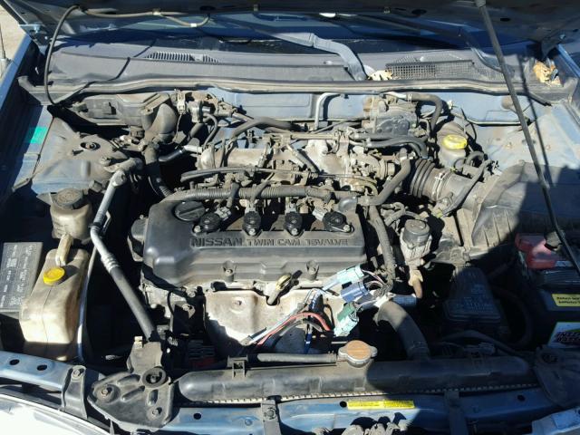 3N1CB51D11L518731 - 2001 NISSAN SENTRA XE BLUE photo 7