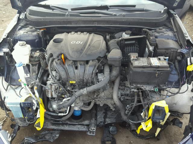 5NPEB4AC2EH822888 - 2014 HYUNDAI SONATA GLS BLUE photo 7