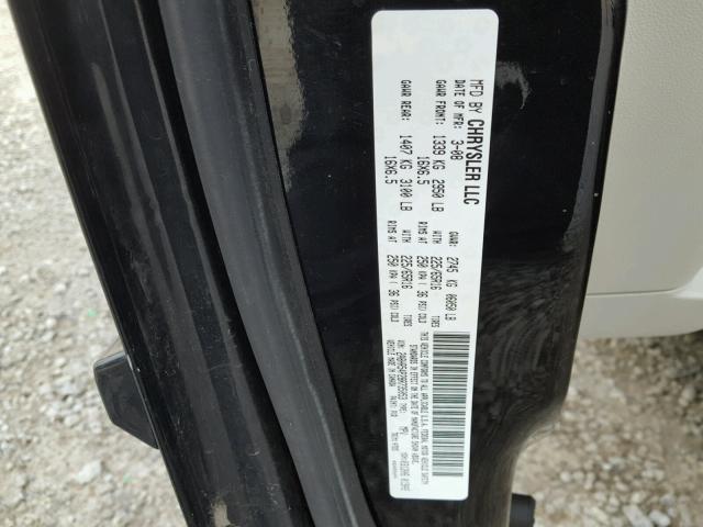 2A8HR54P28R735053 - 2008 CHRYSLER TOWN & COU 黑色 照片 10