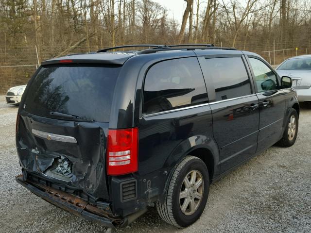 2A8HR54P28R735053 - 2008 CHRYSLER TOWN & COU BLACK photo 4