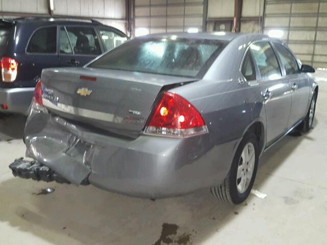 2G1WB58K281257287 - 2008 CHEVROLET IMPALA LS SILVER photo 4