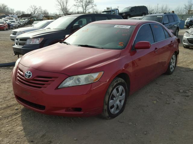 4T1BE46K57U151361 - 2007 TOYOTA CAMRY NEW RED photo 2