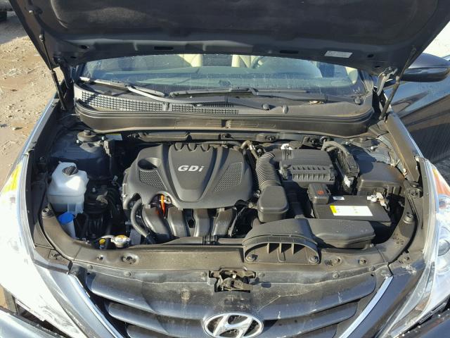 5NPEB4AC9DH786339 - 2013 HYUNDAI SONATA GLS BLACK photo 7