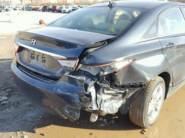 5NPEB4AC9DH786339 - 2013 HYUNDAI SONATA GLS BLACK photo 9