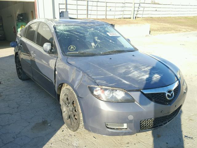 JM1BK12F481779399 - 2008 MAZDA 3 I GRAY photo 1