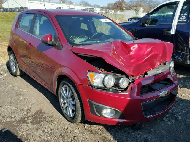 1G1JC6SG9D4220642 - 2013 CHEVROLET SONIC LT RED photo 1