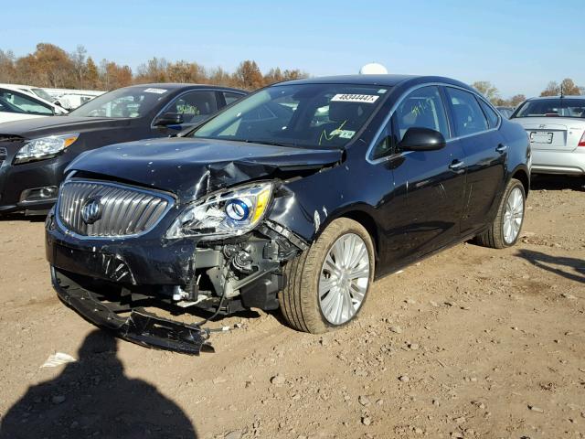 1G4PP5SKXD4216194 - 2013 BUICK VERANO BLACK photo 2