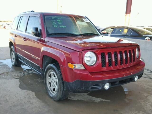 1C4NJPBAXFD235556 - 2015 JEEP PATRIOT SP RED photo 1