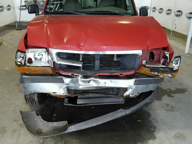 1FTYR14C2WTA12144 - 1998 FORD RANGER SUP RED photo 7