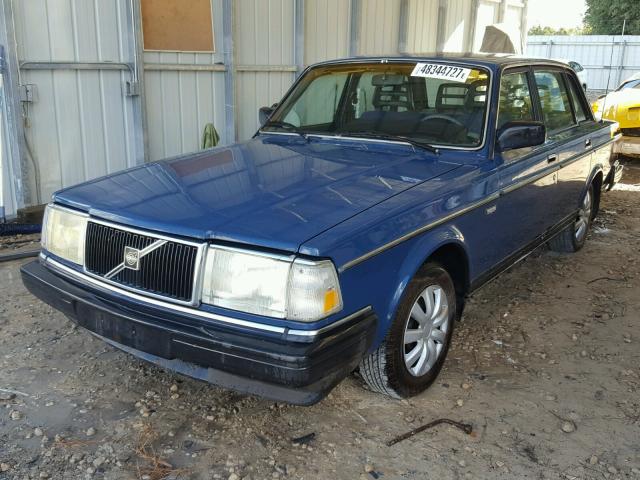 YV1AA8845L1423379 - 1990 VOLVO 240 BASE BLUE photo 2