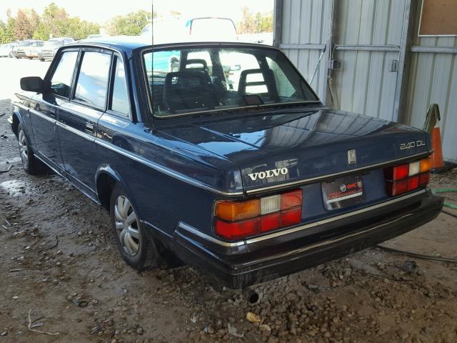 YV1AA8845L1423379 - 1990 VOLVO 240 BASE BLUE photo 3