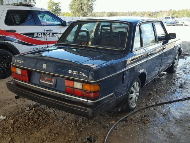 YV1AA8845L1423379 - 1990 VOLVO 240 BASE BLUE photo 4