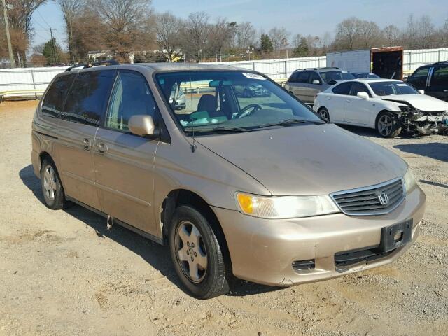 2HKRL186X1H515184 - 2001 HONDA ODYSSEY EX GOLD photo 1