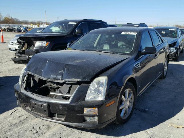 1G6DD67V780194535 - 2008 CADILLAC STS BLACK photo 2