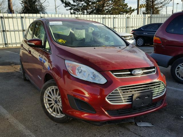 1FADP5AU1EL506234 - 2014 FORD C-MAX SE MAROON photo 1