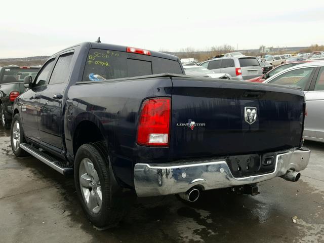 1C6RR6LT6FS692419 - 2015 RAM 1500 SLT BLUE photo 3