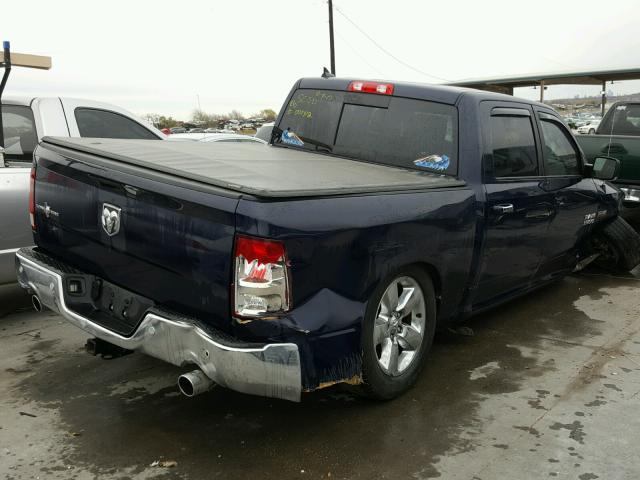 1C6RR6LT6FS692419 - 2015 RAM 1500 SLT BLUE photo 4