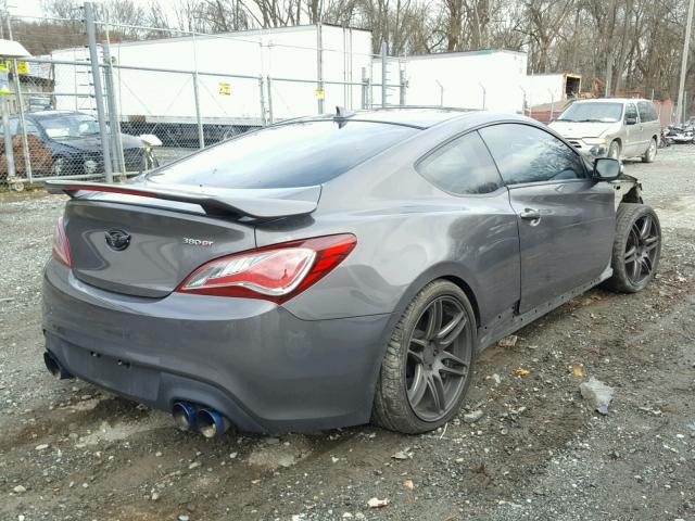 KMHHU6KJ5DU080695 - 2013 HYUNDAI GENESIS CO GRAY photo 4