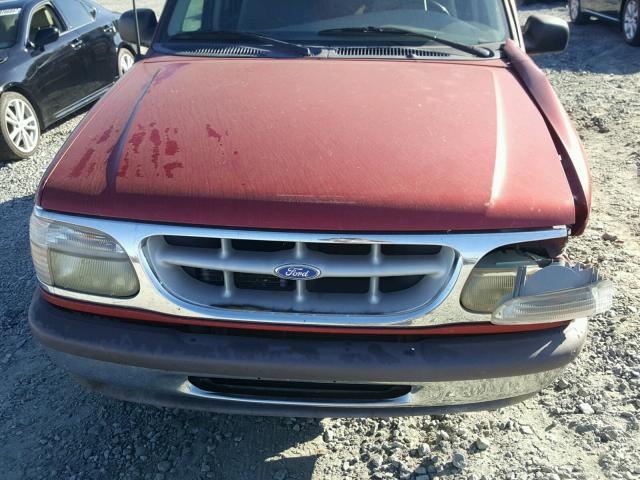 1FMDU32P5VUD28320 - 1997 FORD EXPLORER RED photo 7