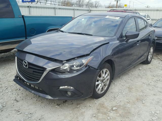 3MZBM1L79GM245699 - 2016 MAZDA 3 TOURING GRAY photo 2