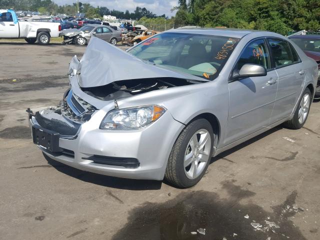 1G1ZA5EU2CF391918 - 2012 CHEVROLET MALIBU LS 银色 照片 2