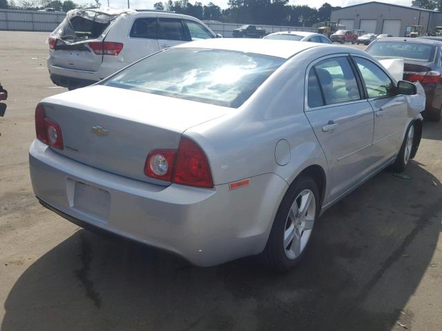 1G1ZA5EU2CF391918 - 2012 CHEVROLET MALIBU LS 银色 照片 4