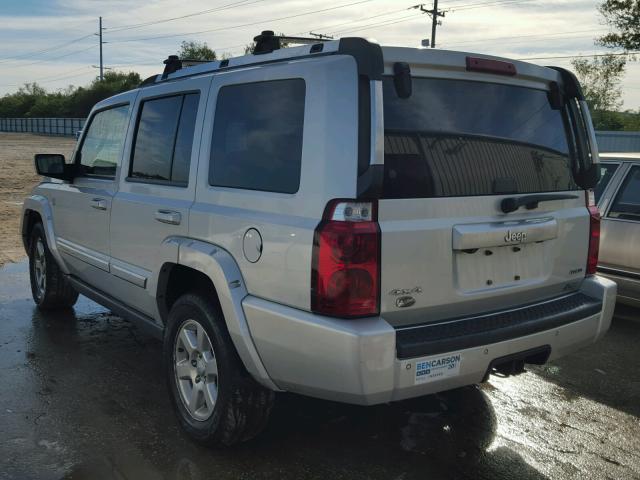 1J8HG68287C535733 - 2007 JEEP COMMANDER SILVER photo 3