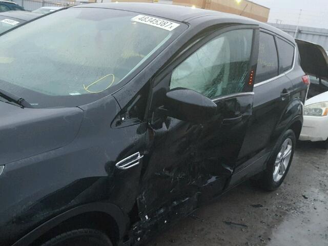 1FMCU0G77FUC08894 - 2015 FORD ESCAPE SE BLACK photo 10