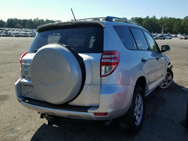 JTMZF33V495008777 - 2009 TOYOTA RAV4 SILVER photo 4