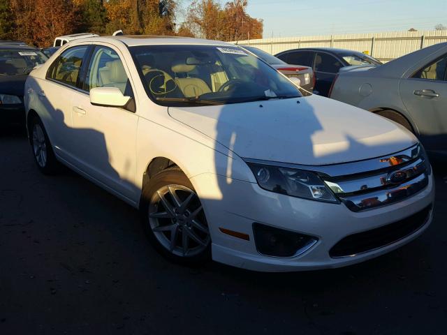 3FAHP0JA6CR112771 - 2012 FORD FUSION SEL WHITE photo 1