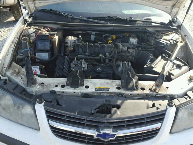 2G1WF55K539204988 - 2003 CHEVROLET IMPALA WHITE photo 7
