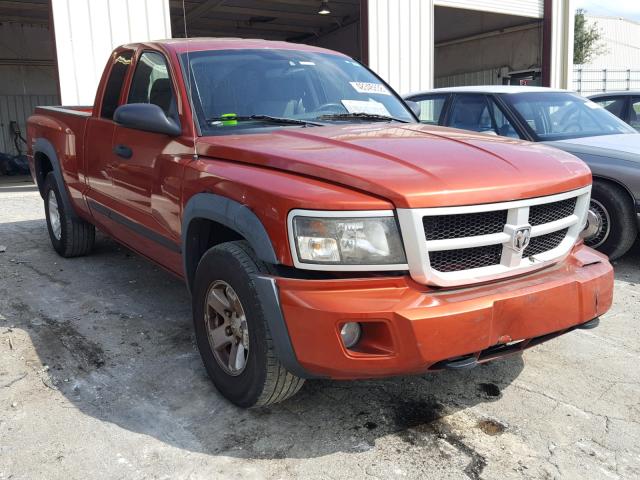 1D7HE72N18S585148 - 2008 DODGE DAKOTA TRX ORANGE photo 1