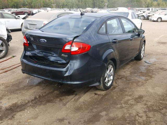 3FADP4CJ2BM217130 - 2011 FORD FIESTA SEL BLUE photo 4