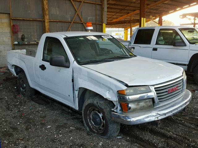 1GTCS146768272602 - 2006 GMC CANYON WHITE photo 1