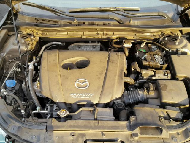 JM1BM1M73E1107880 - 2014 MAZDA 3 GRAND TO BROWN photo 7