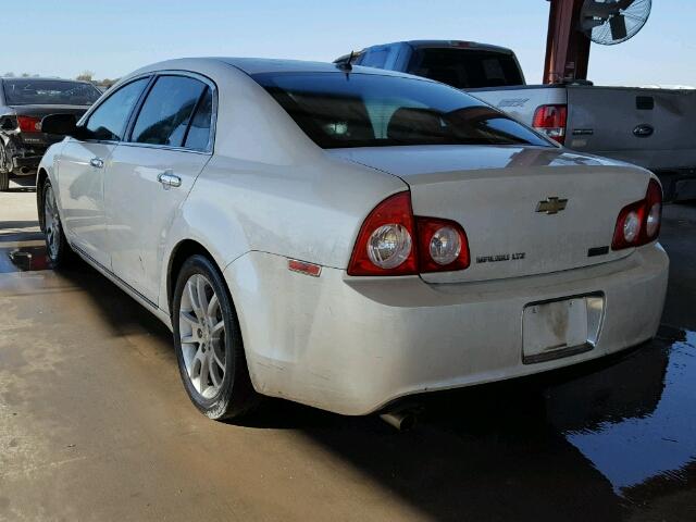 1G1ZE5EB9AF232586 - 2010 CHEVROLET MALIBU LTZ 白色 照片 3