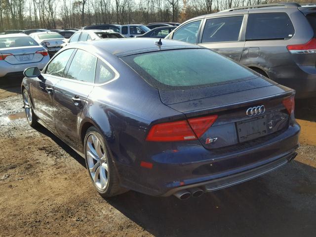 WAUW2AFC0DN081390 - 2013 AUDI S7 PREMIUM BLUE photo 3