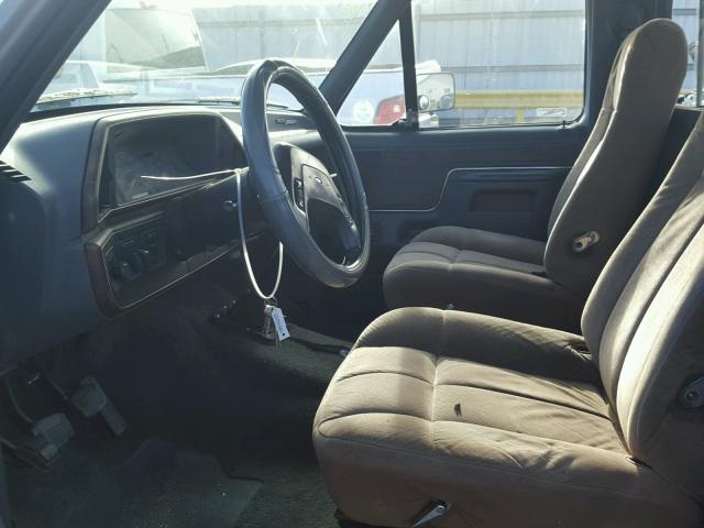 1FTDF15Y8MKA73454 - 1991 FORD F150 GRAY photo 5