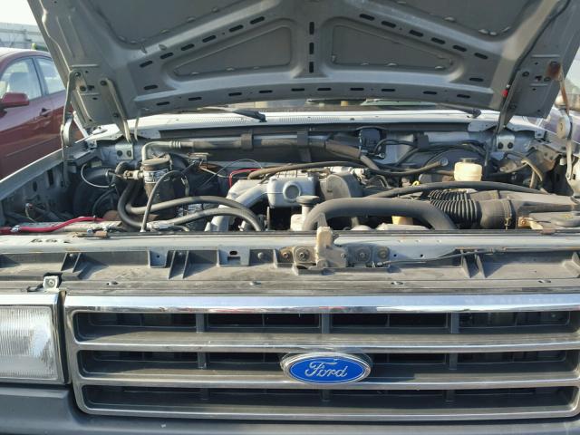 1FTDF15Y8MKA73454 - 1991 FORD F150 GRAY photo 7