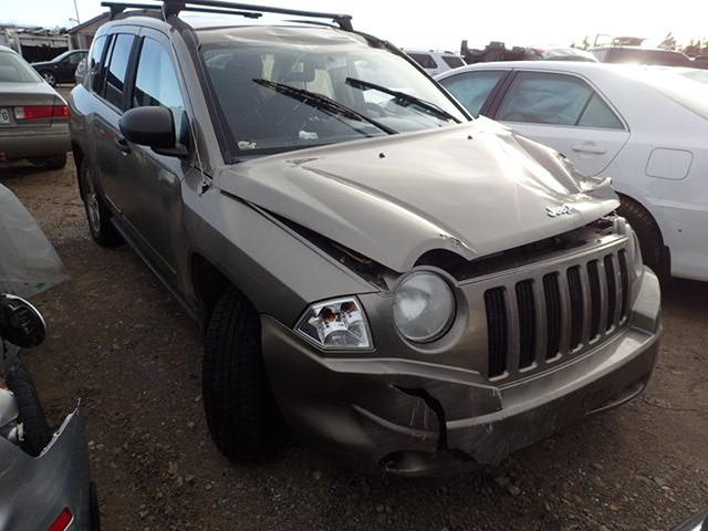 1J8FF47W38D563857 - 2008 JEEP COMPASS SP BEIGE photo 1
