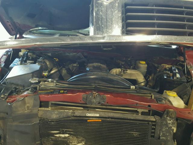 3D7KR28C36G213835 - 2006 DODGE RAM 2500 S BURGUNDY photo 7