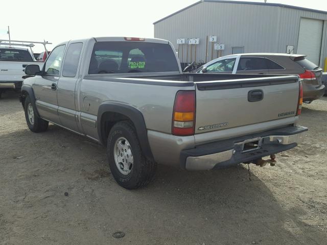 2GCEC19T811125981 - 2001 CHEVROLET SILVERADO BEIGE photo 3