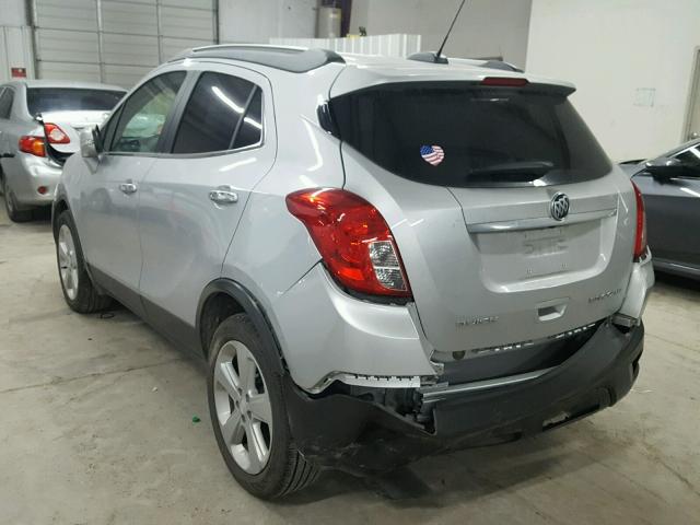 KL4CJASB2GB735411 - 2016 BUICK ENCORE SILVER photo 3