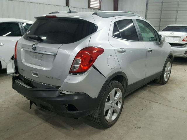 KL4CJASB2GB735411 - 2016 BUICK ENCORE SILVER photo 4