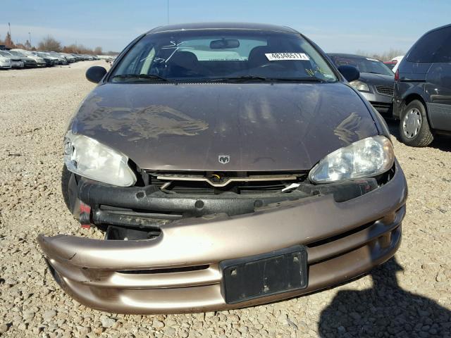 2B3HD46R71H595089 - 2001 DODGE INTREPID S BROWN photo 9