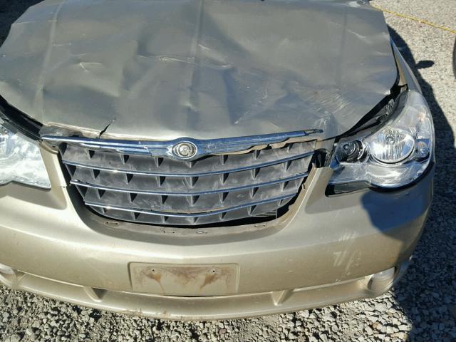 1C3CC5FVXAN125892 - 2010 CHRYSLER SEBRING LI GOLD photo 9