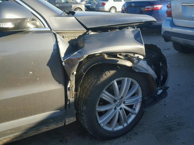 WVGAV7AX9CW002790 - 2012 VOLKSWAGEN TIGUAN S GRAY photo 10