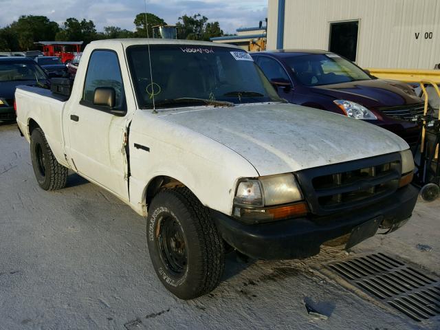 1FTYR10C0YPB30937 - 2000 FORD RANGER WHITE photo 1